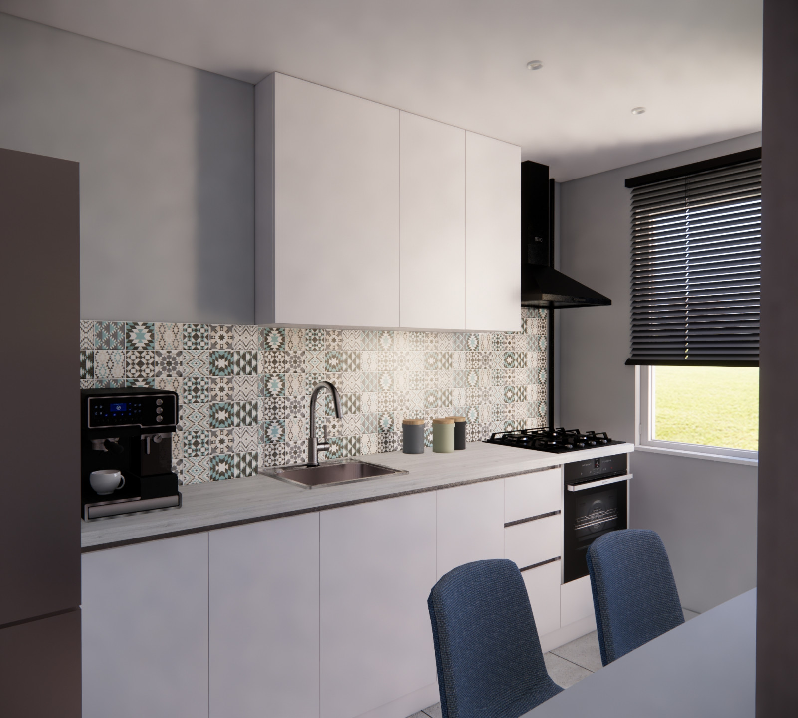 Скандинавская однушка с яркими акцентами