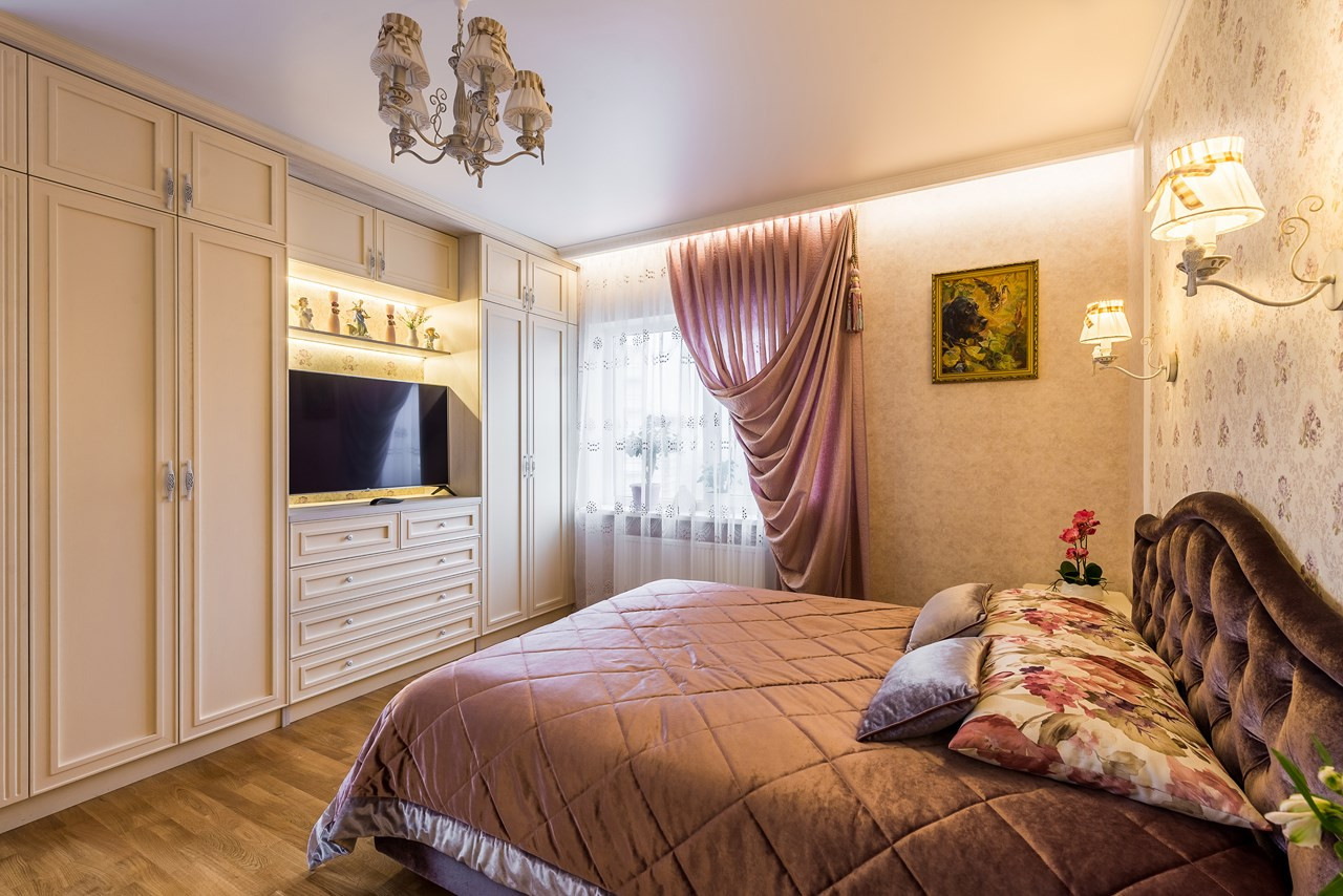 Дизайн интерьера спальни в стиле прованс