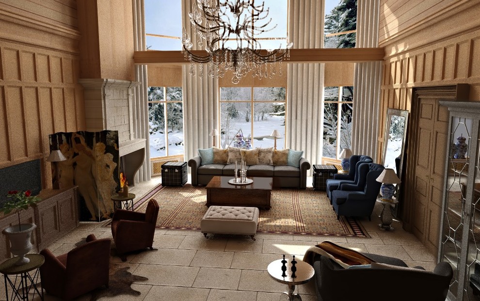 Обложка проекта: Охотничья усадьба на Волге