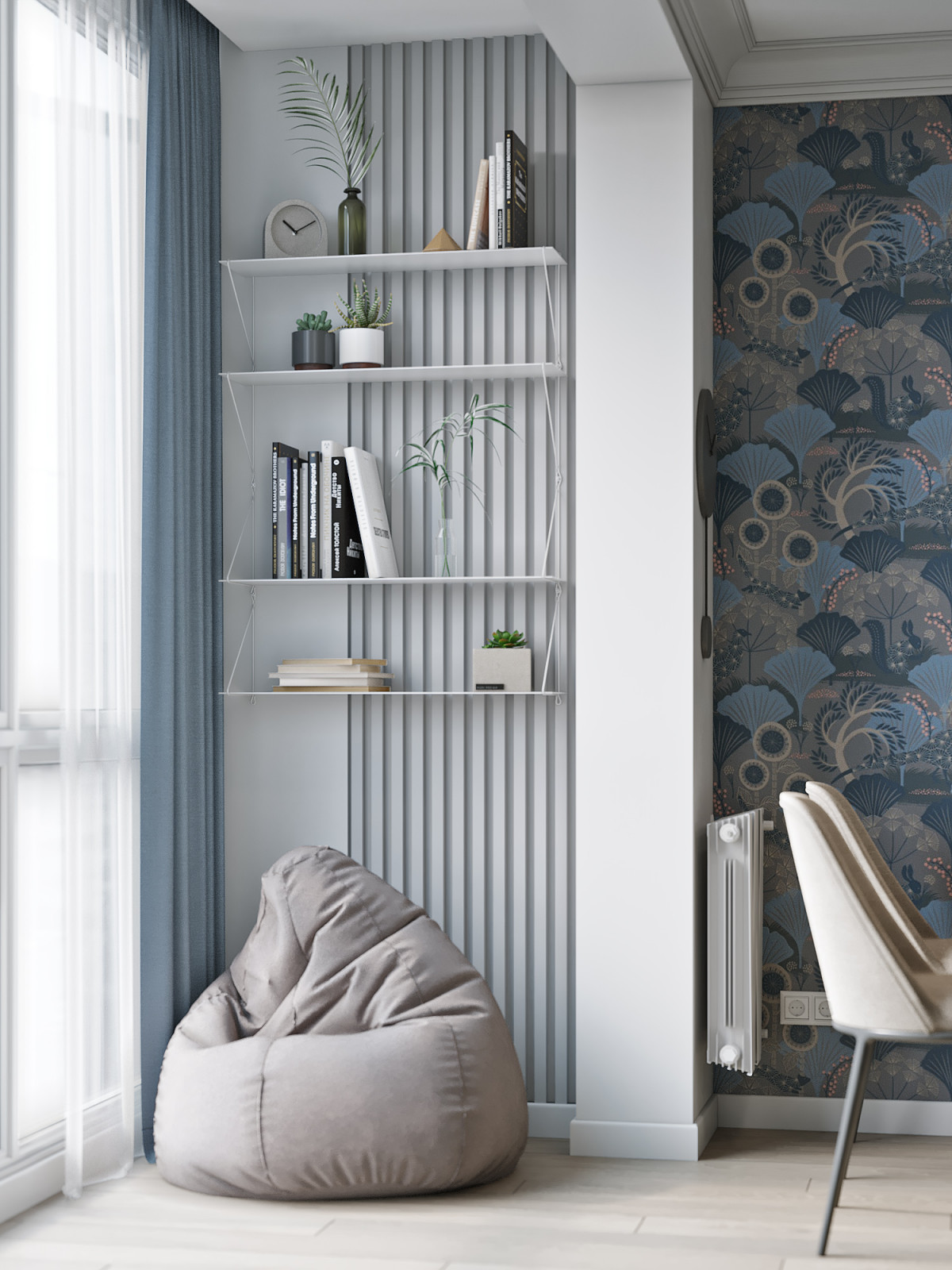 Дизайн-проект 2-комнатной кв., ЖК "Шуваловский", СПб, 60 кв.м.