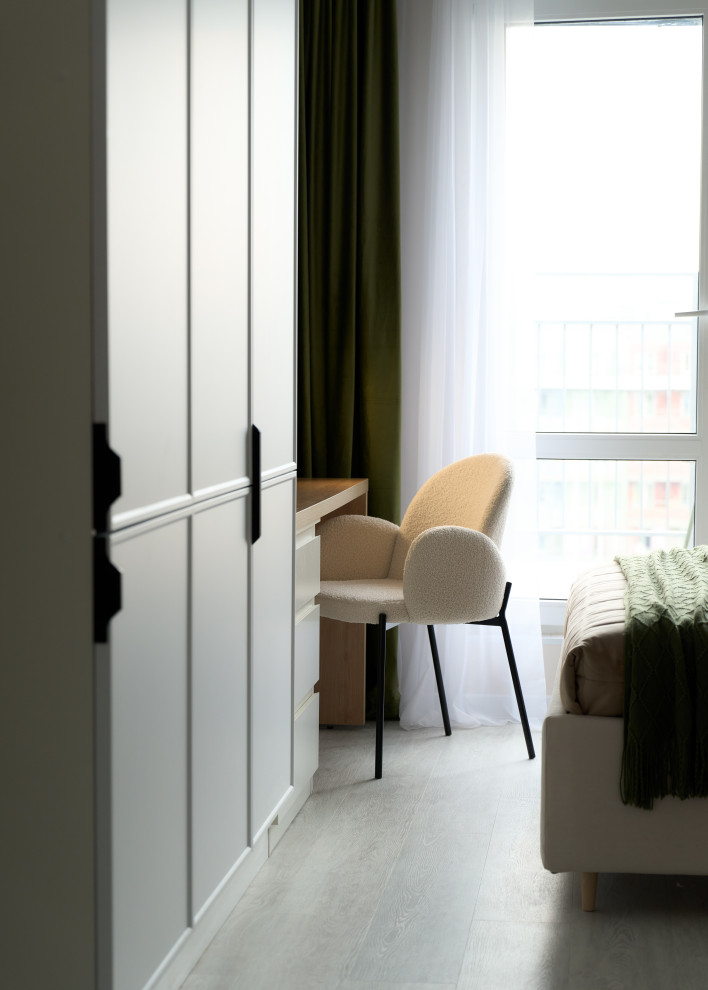 Квартира — студия по дизайн проекту Екатерины Тагировоq