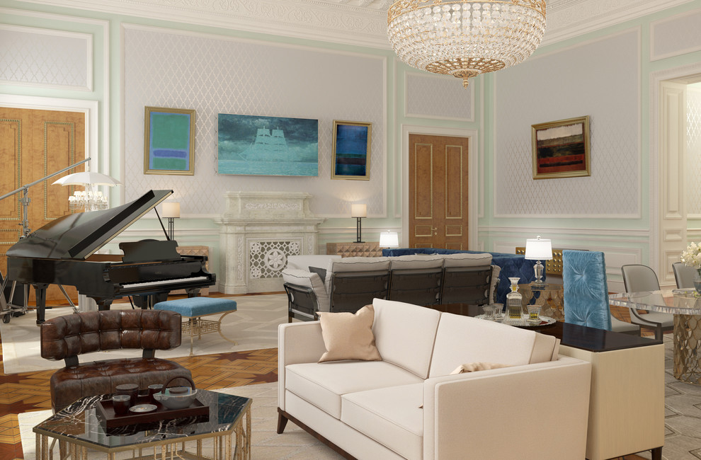 Interior design of Presidential Suite of the Bariatinsky Palace (Modern Vision o