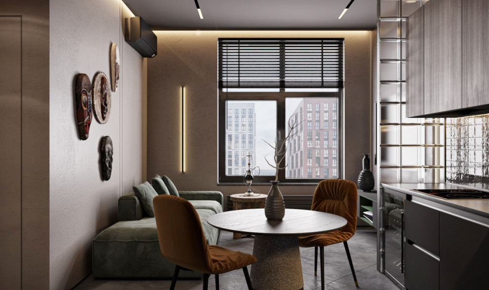 Проект однокомнатной квартиры 40 м²