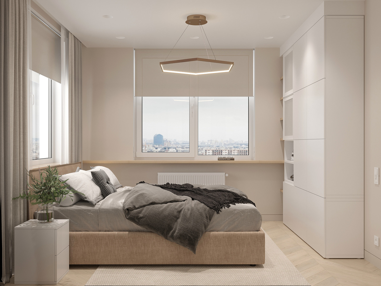 3-х комнатная квартира для семьи с двумя детьми и кабинетом