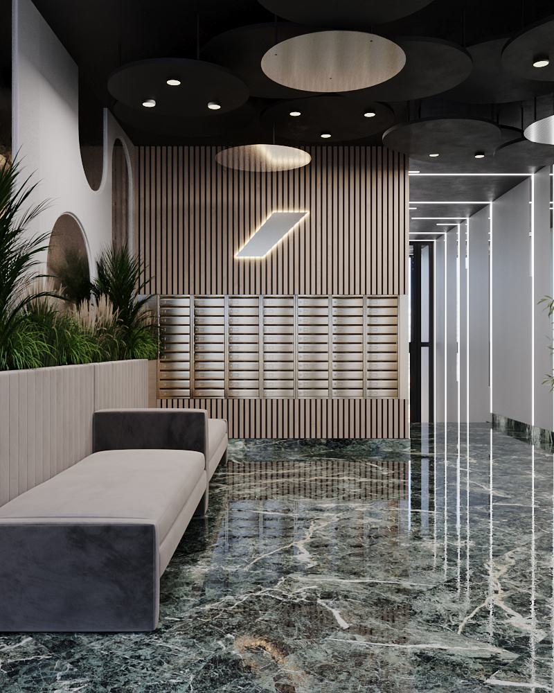 Холл ЖК Полет 8.2