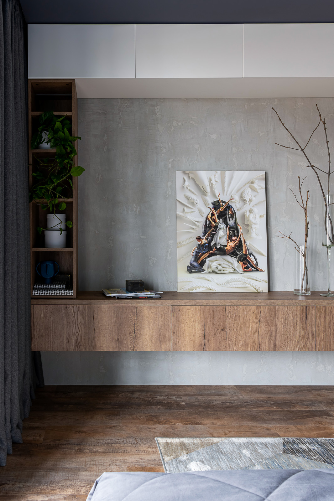 Реализованный дизайн проект квартиры ЖК "Академический"