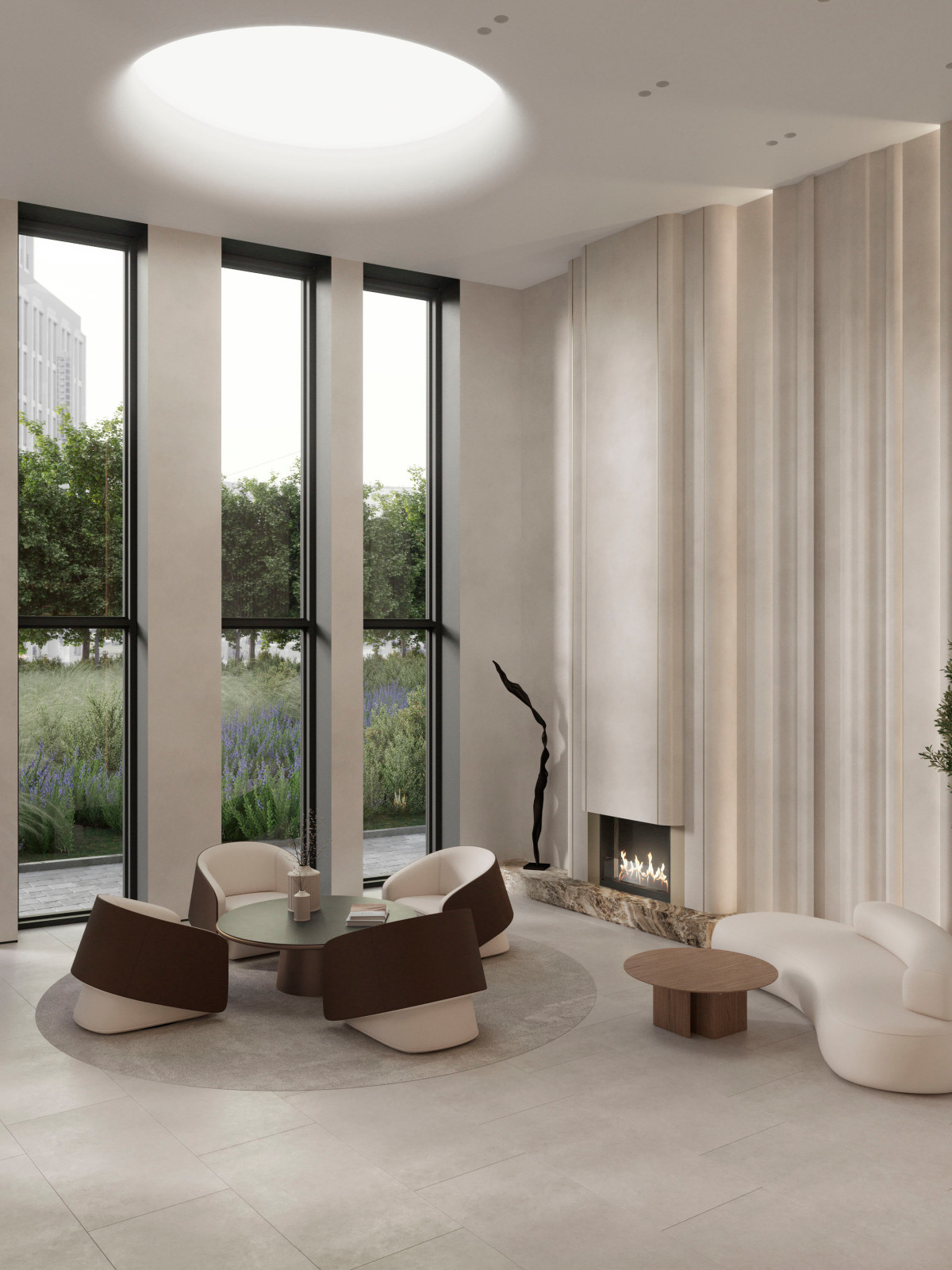 Общественные зоны жилого комплекса "Павелецкая сити"