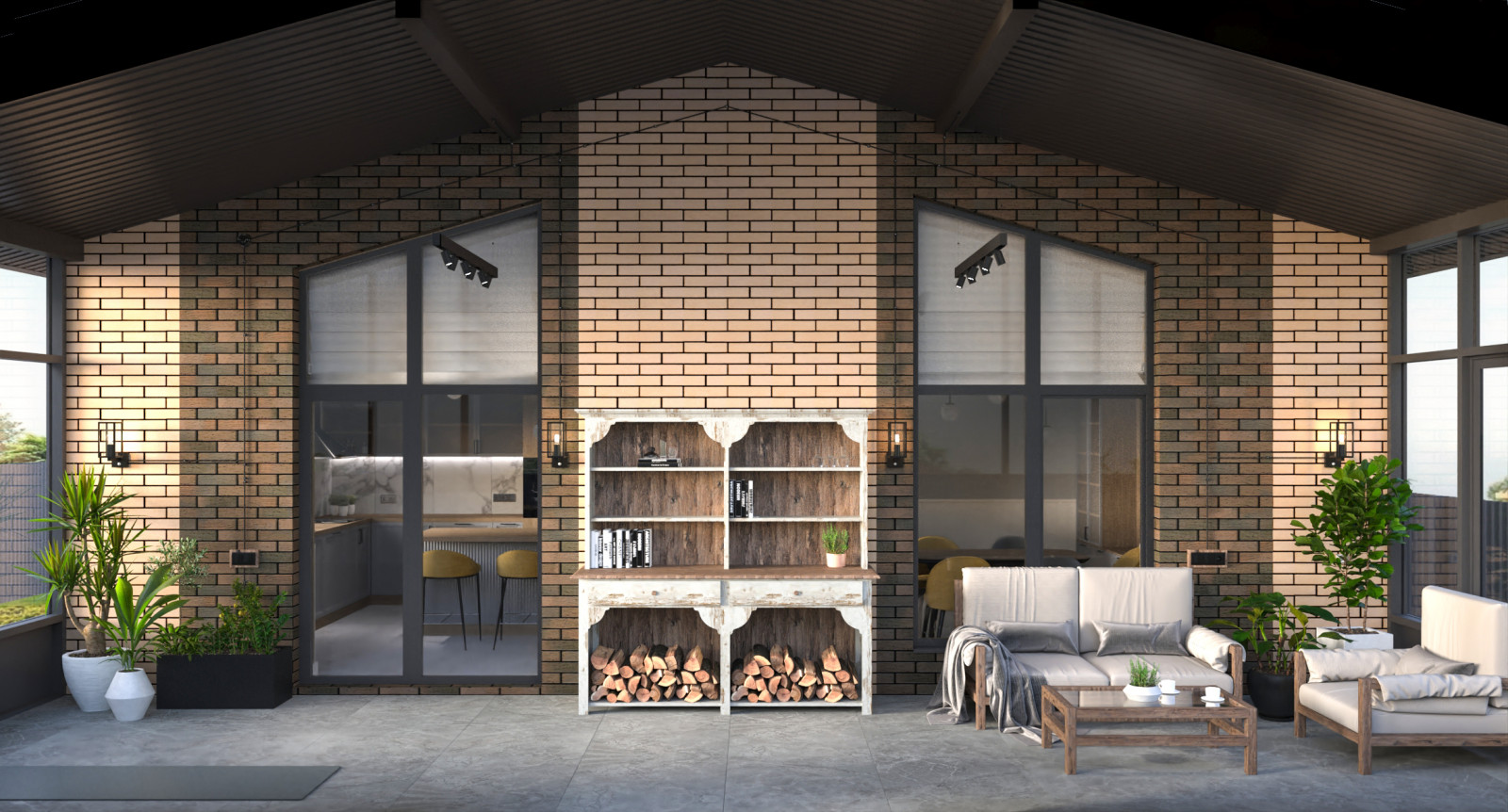 Дом с верандой