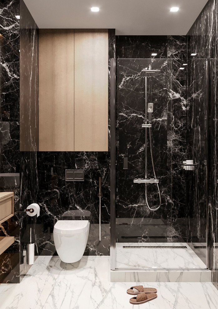 Квартира в современном стиле в древесных тонах