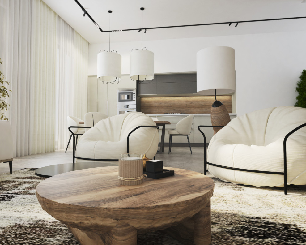 Дизайн интерьера дома у моря.