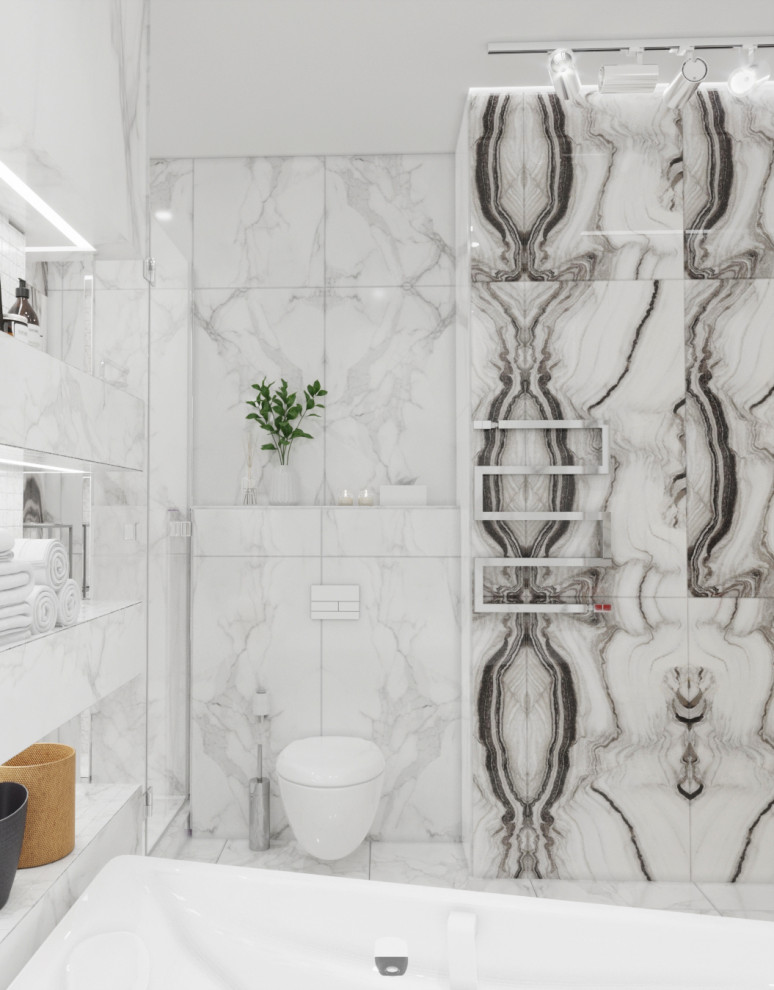 Проект 2-х комнатной квартиры в Апартаментах Лахта Плаза