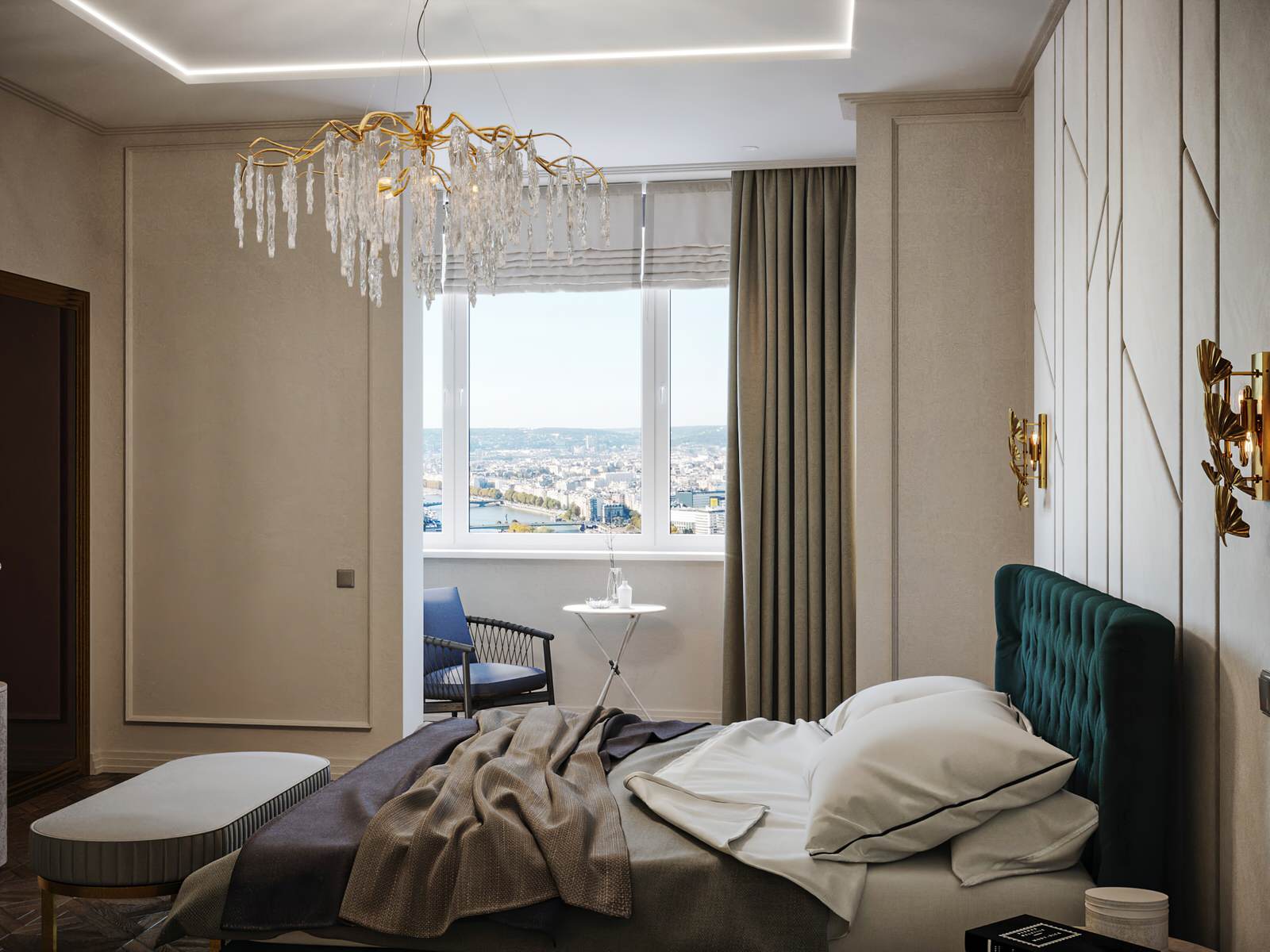 Визуализация спальни