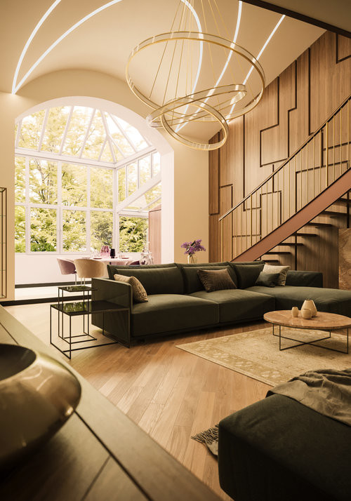 Дизайн проект двухуровневой квартиры