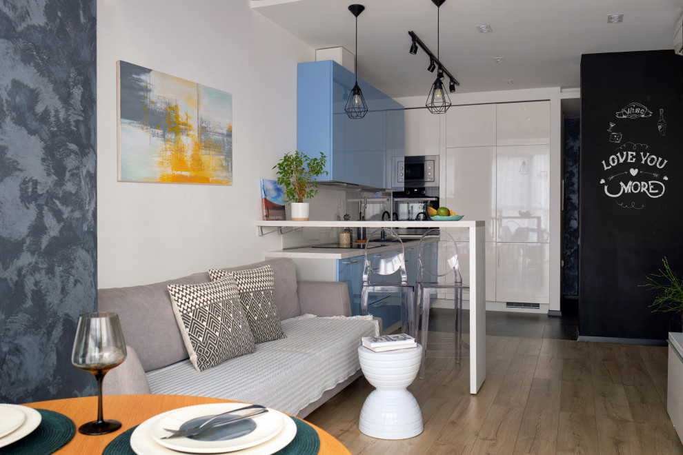 Современный интерьер для молодой семьи.