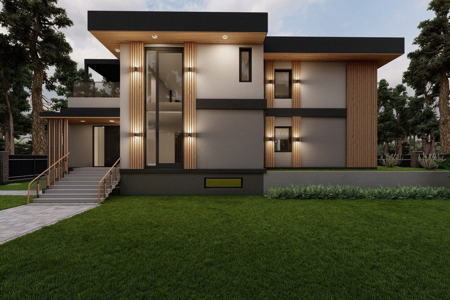 Дизайн фасада дома