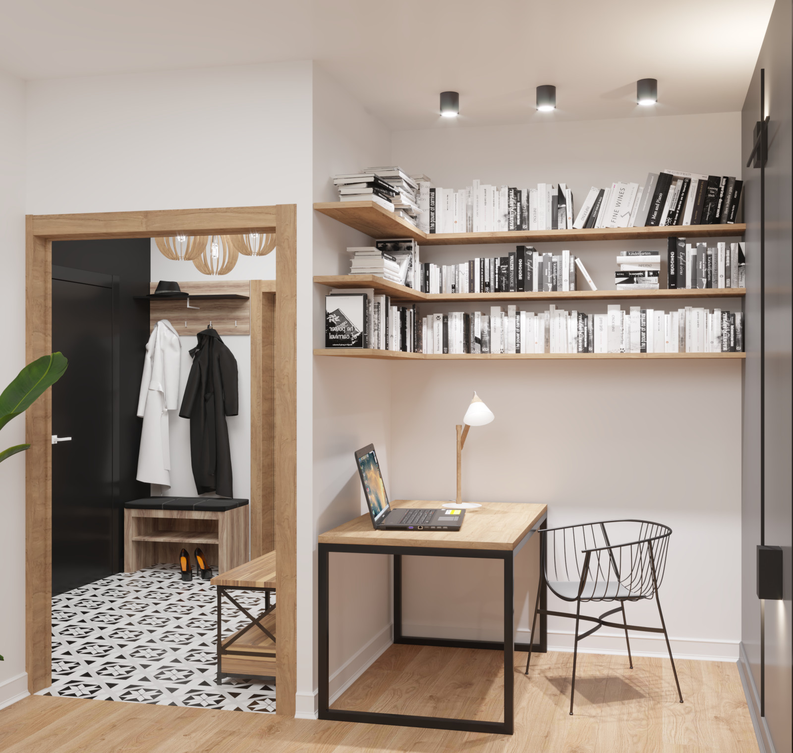 Яркая однокомнатная квартира