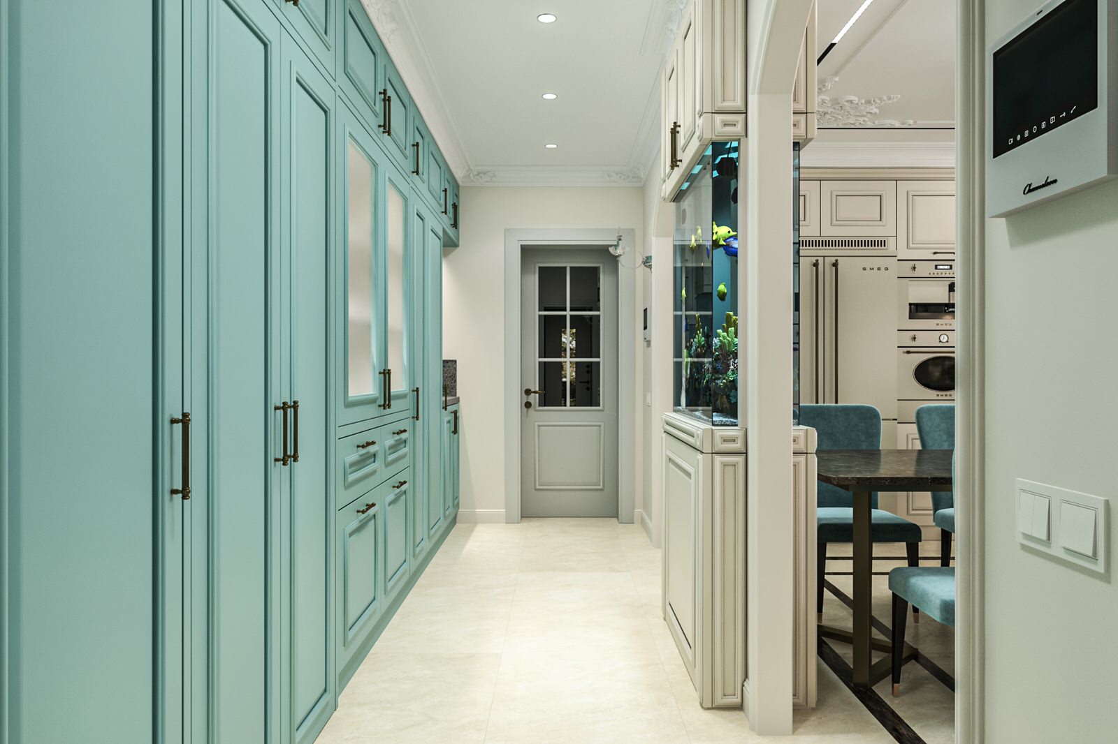 Кухня в Загородном доме на Ильинском щоссе