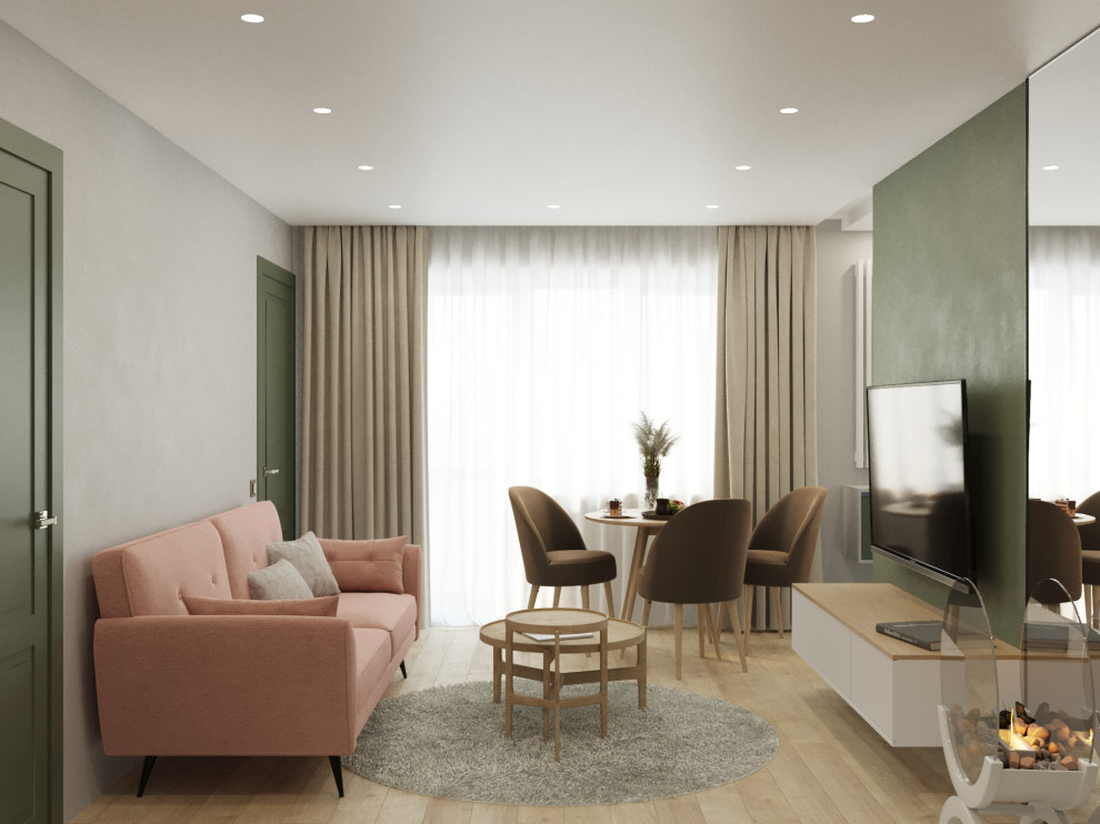 Дизайн проект квартиры 44м