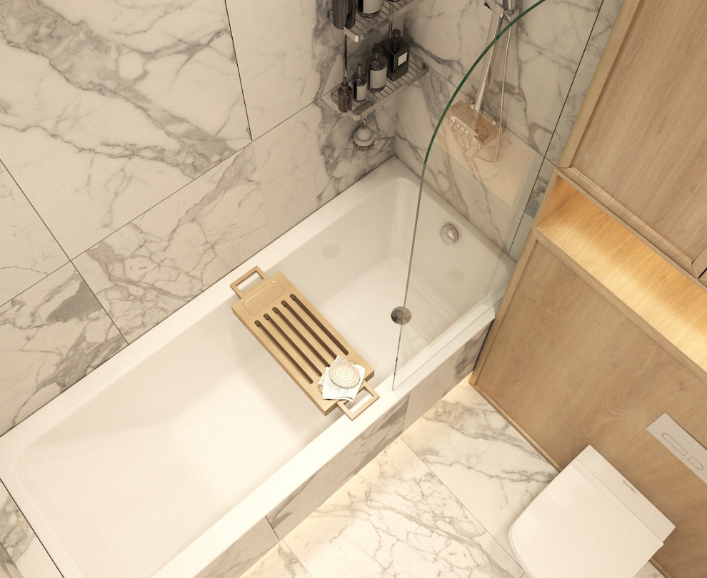 Дизайн-проект квартиры 45 м2 в стиле неоклассика