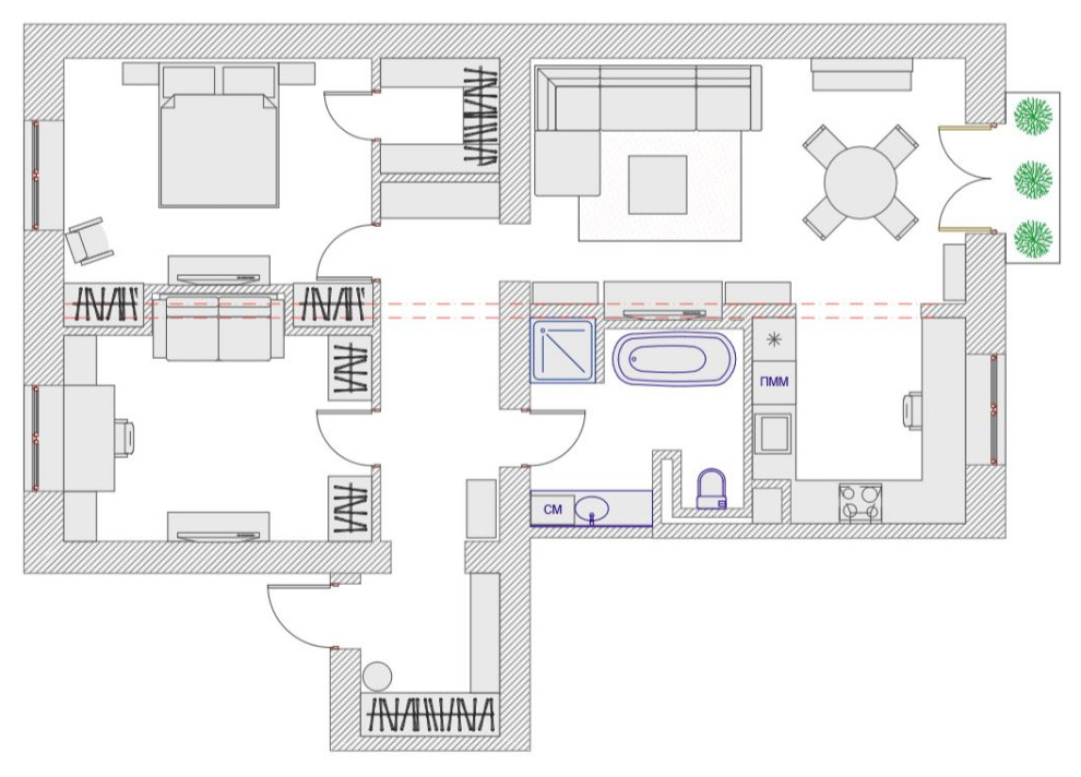 Поиск планировки: Финал + 5 решений, которые клиенту не подошли
