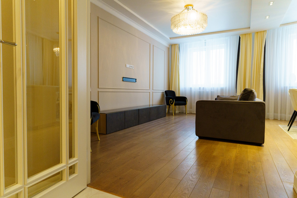 Дизайнерский ремонт квартиры 130 м²