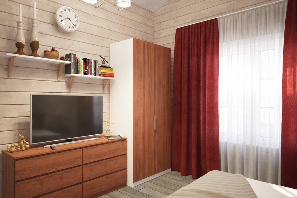 Гостевой дом из бруса 71 м²