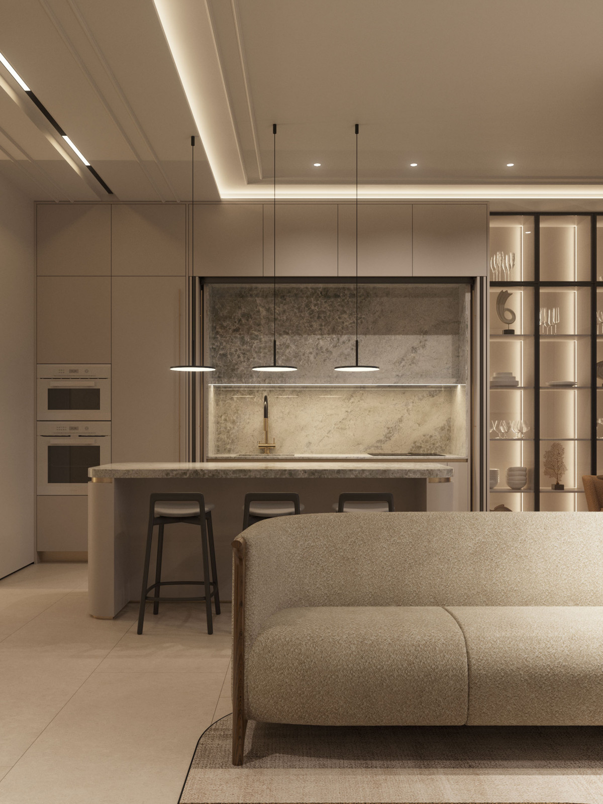 Дизайн-проект квартиры 65м², ЖК Sydney City