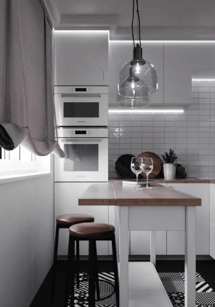 Обложка проекта: Небольшая обеденная зона в Москве