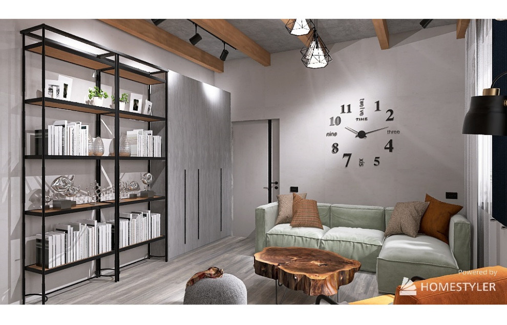 Квартира с радиусной стеной