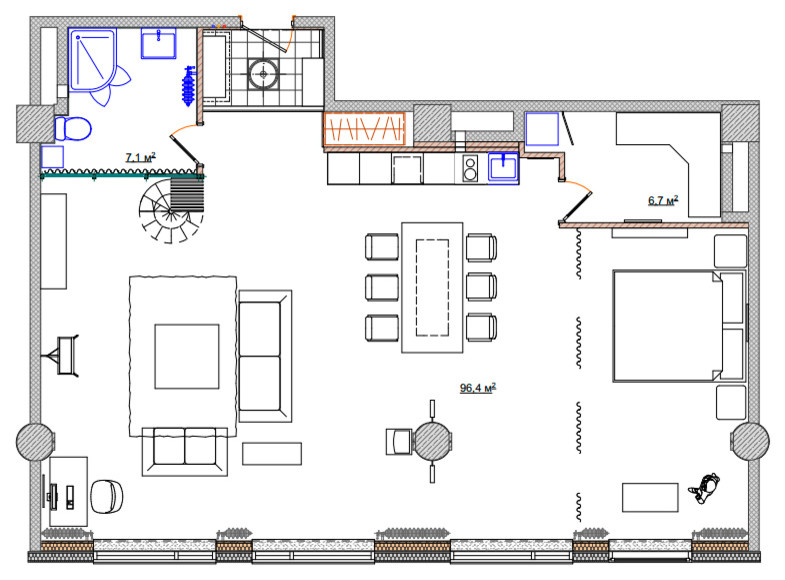 В гостях: Ретро-лофт с пожарным гидрантом