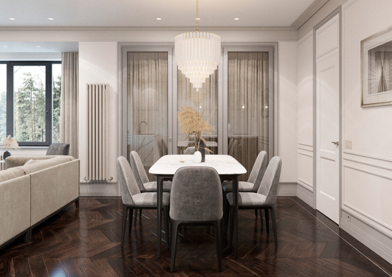 Свежая классика в светлых тонах