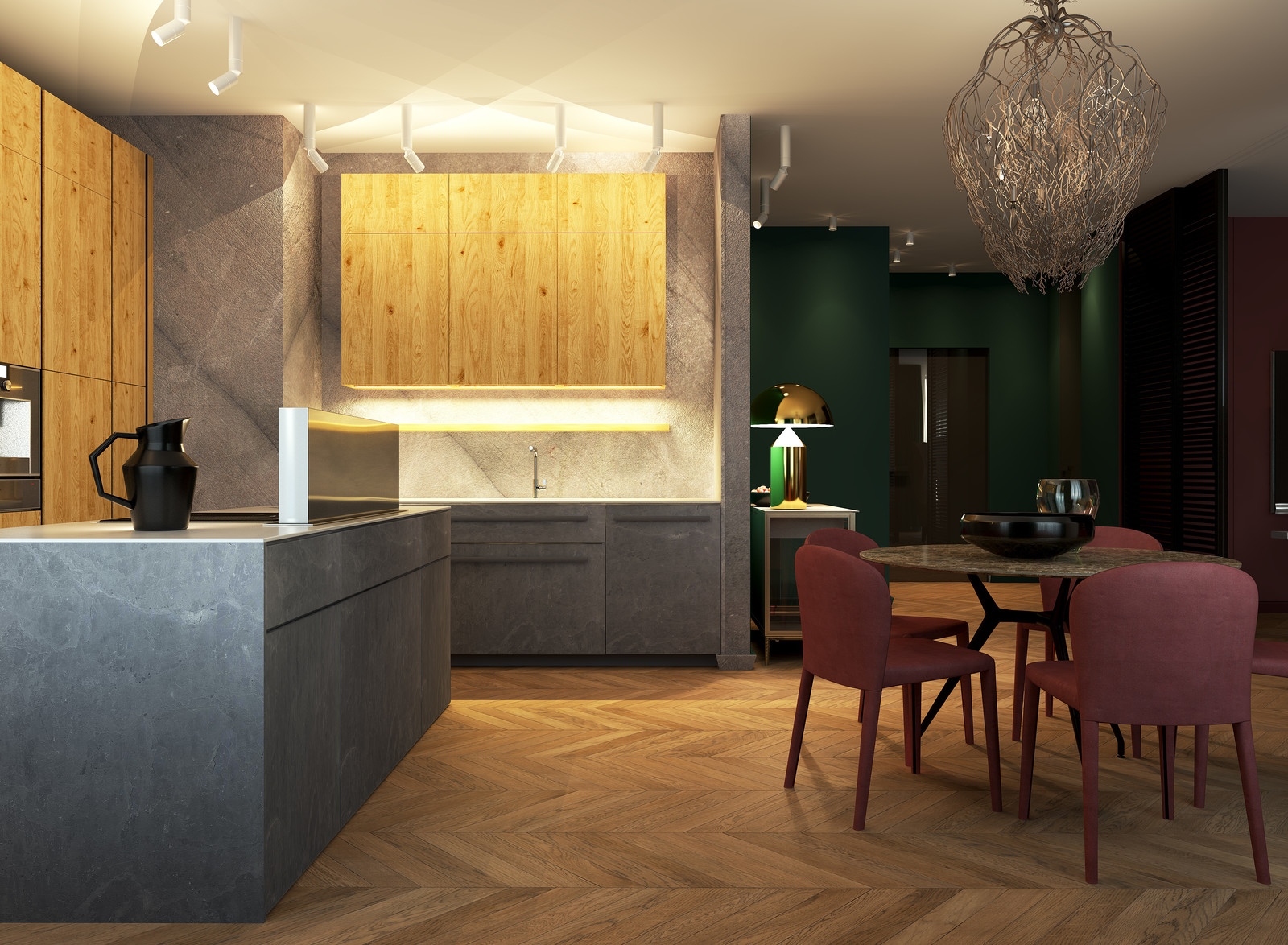 Интерьер квартиры в клубном доме "Гринвич Парк"