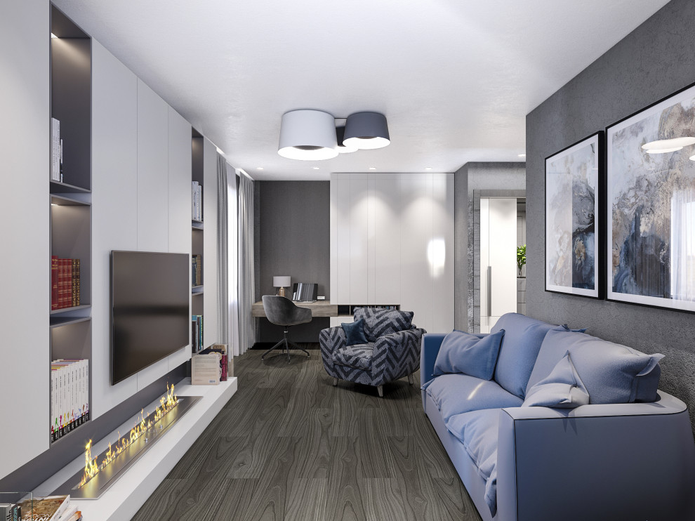 Дизайн однокомнатной хрущевки (ул.П.Савельевой)