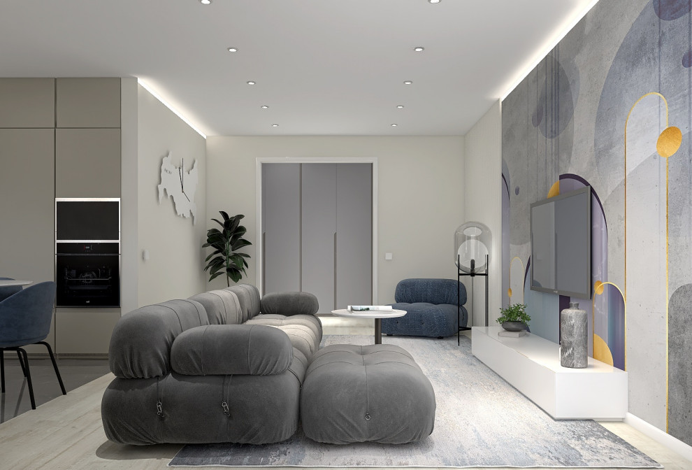 Трехкомнатная квартира в современном стиле