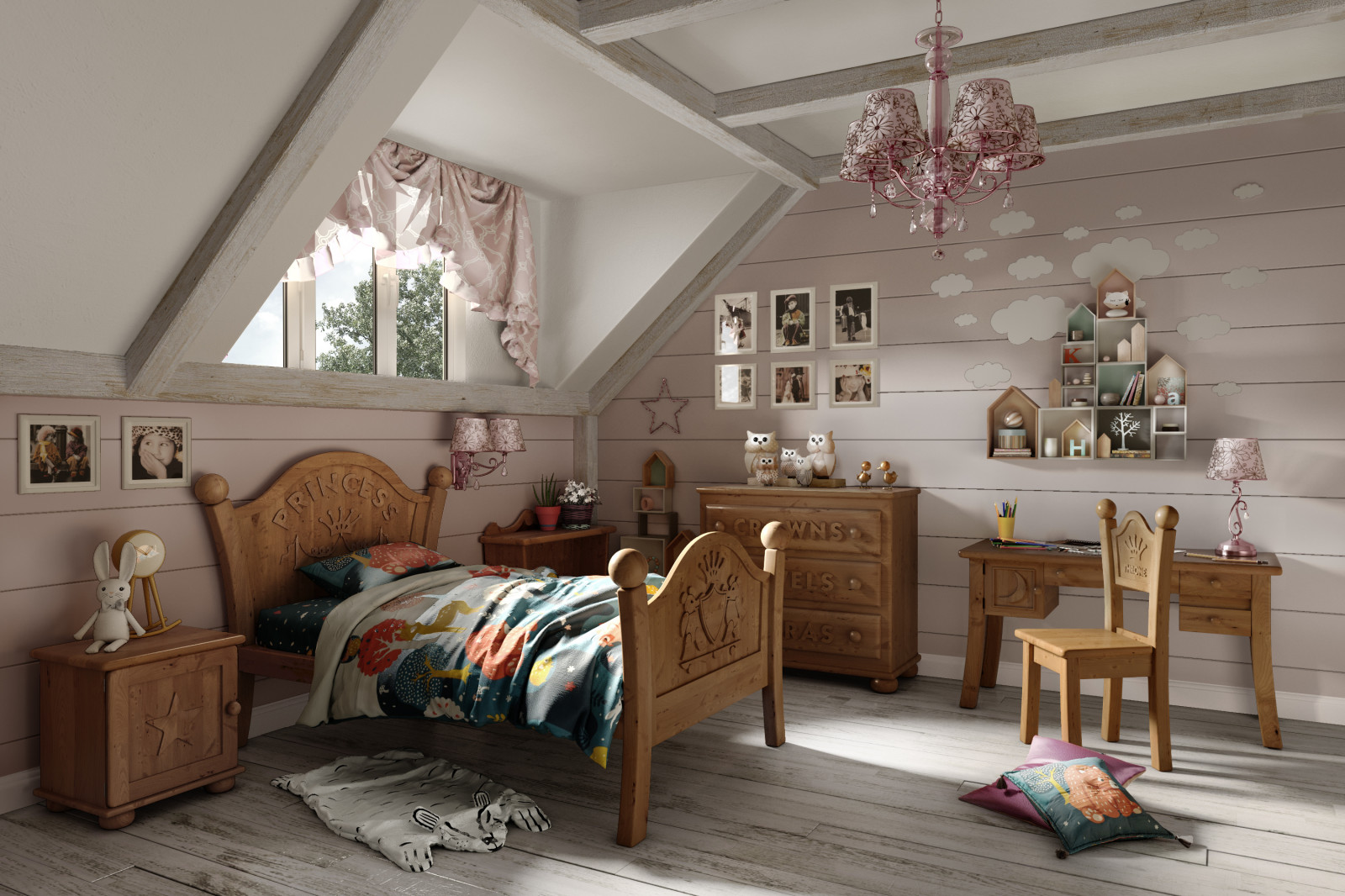 Обложка проекта: Дизайн детской в стиле Кантри