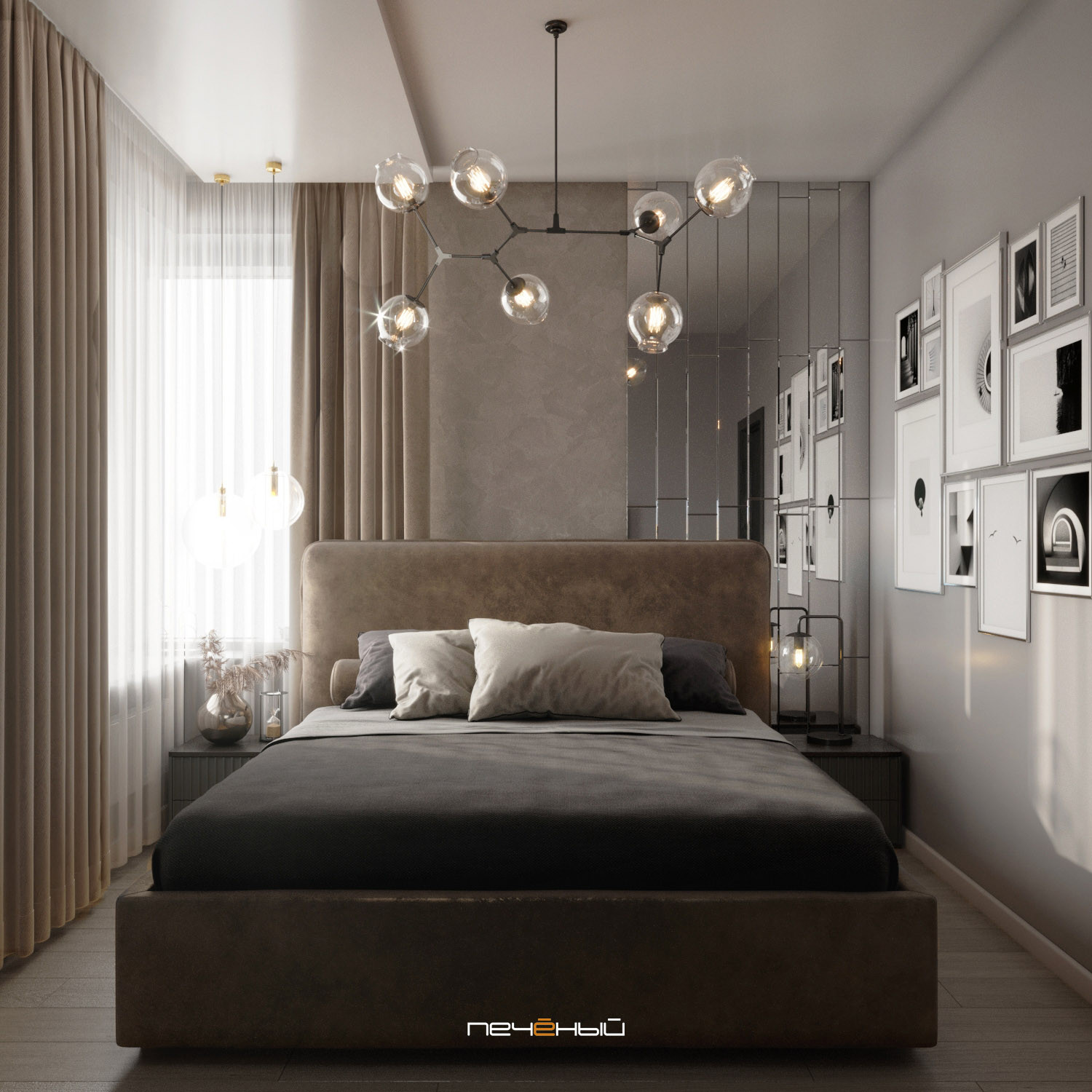 Очередной дизайн-проект трёхкомнатной квартиры