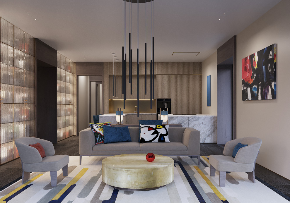 Дизайн проект квартиры ЖК "Снегири"