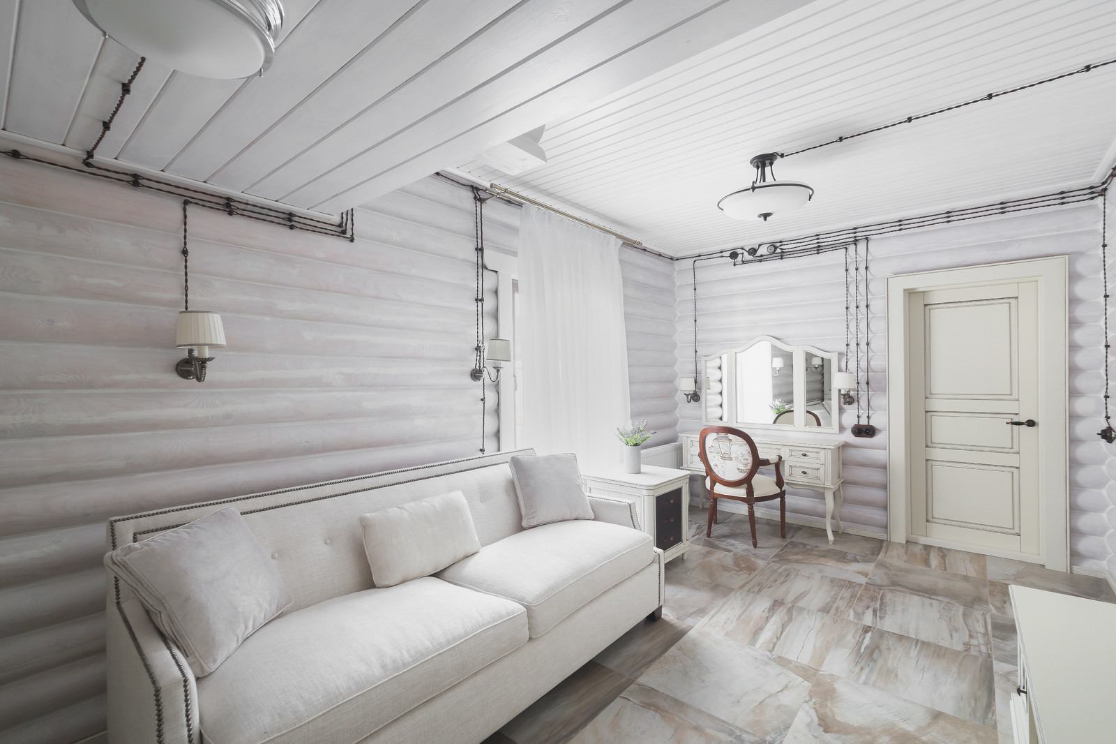 До и после: Бревенчатый дом для зимнего отдыха в Сочи