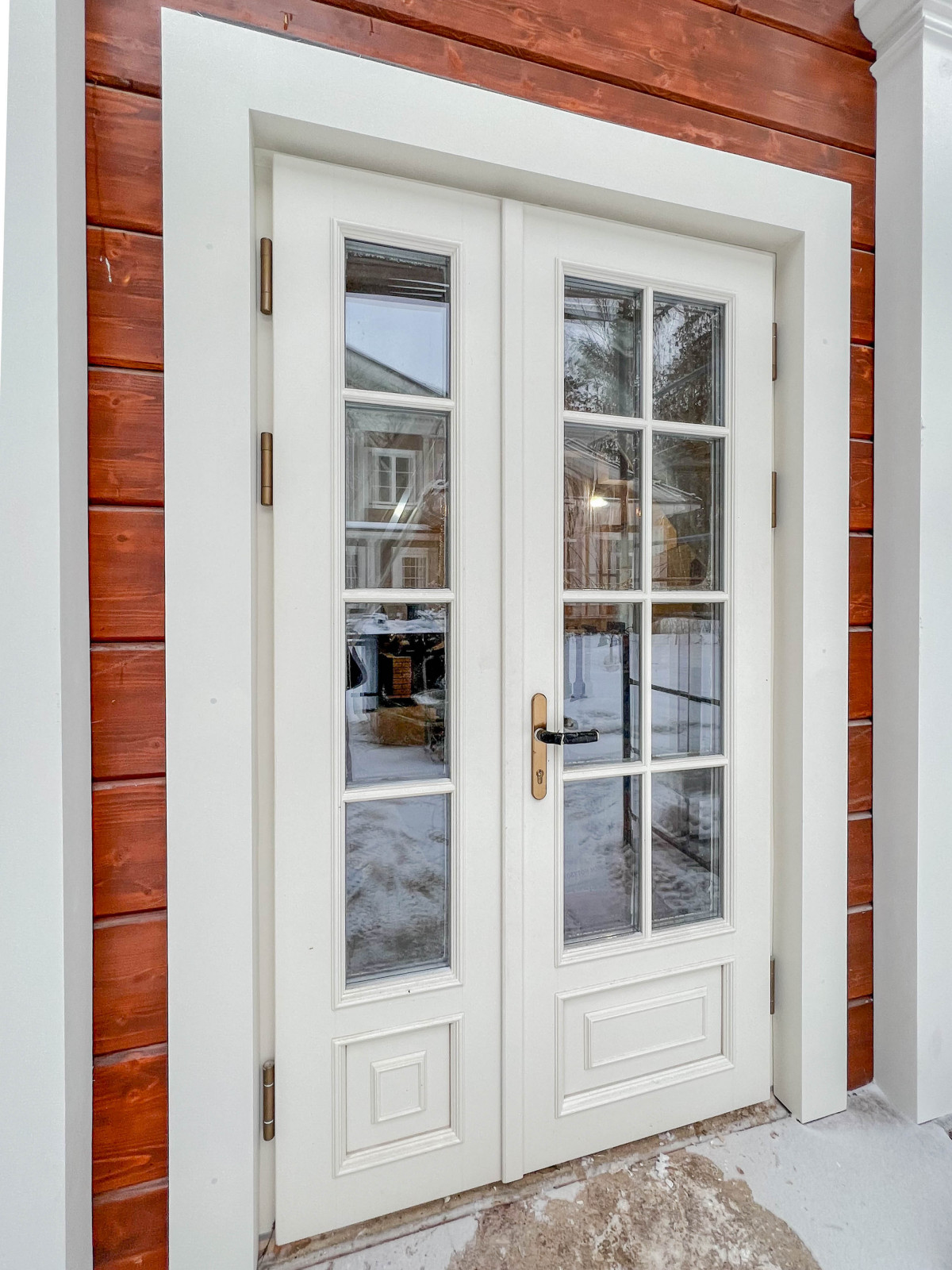 Особняк и Баня в русском стиле с витражом Тиффани