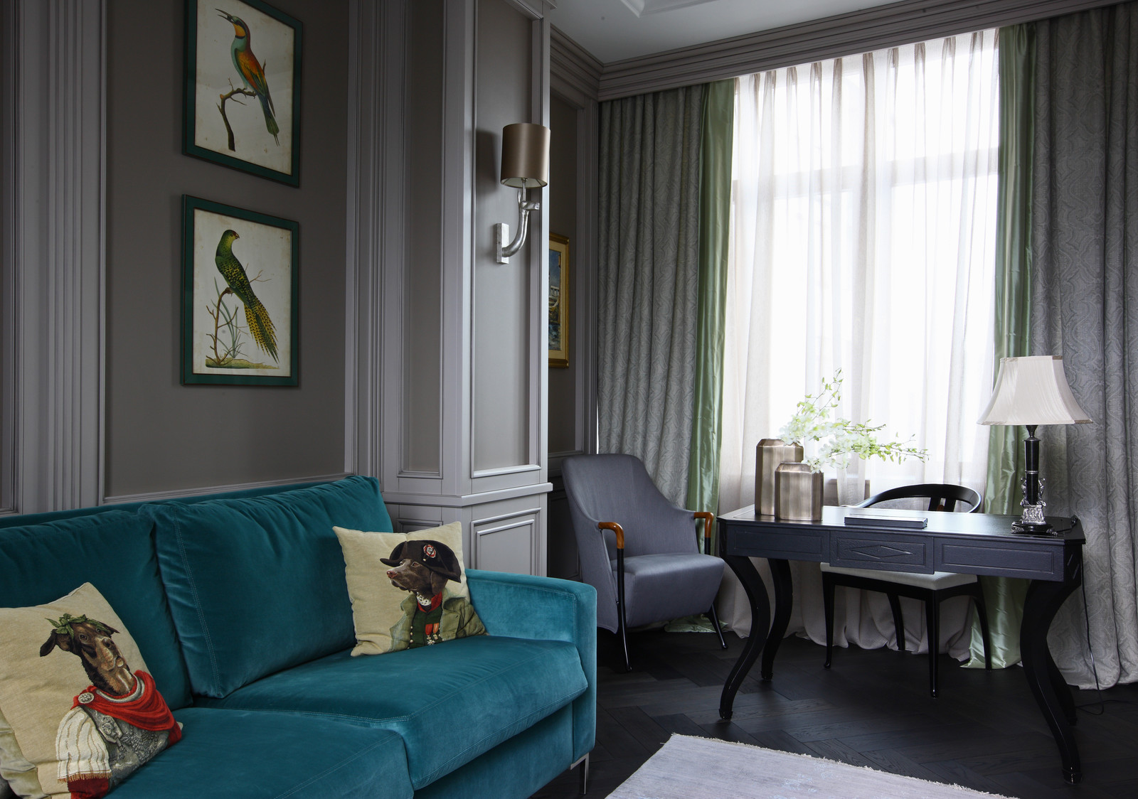 Houzz тур: Интерьер квартиры на Новом Арбате в рамках ар деко