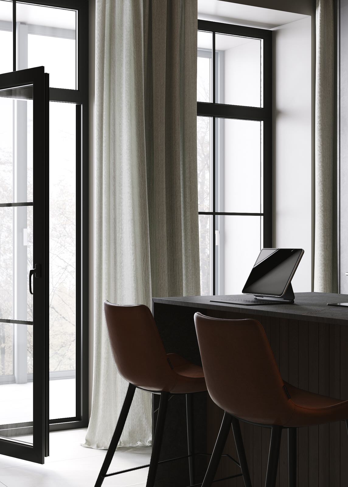 Обложка проекта: Кухня в большом доме.