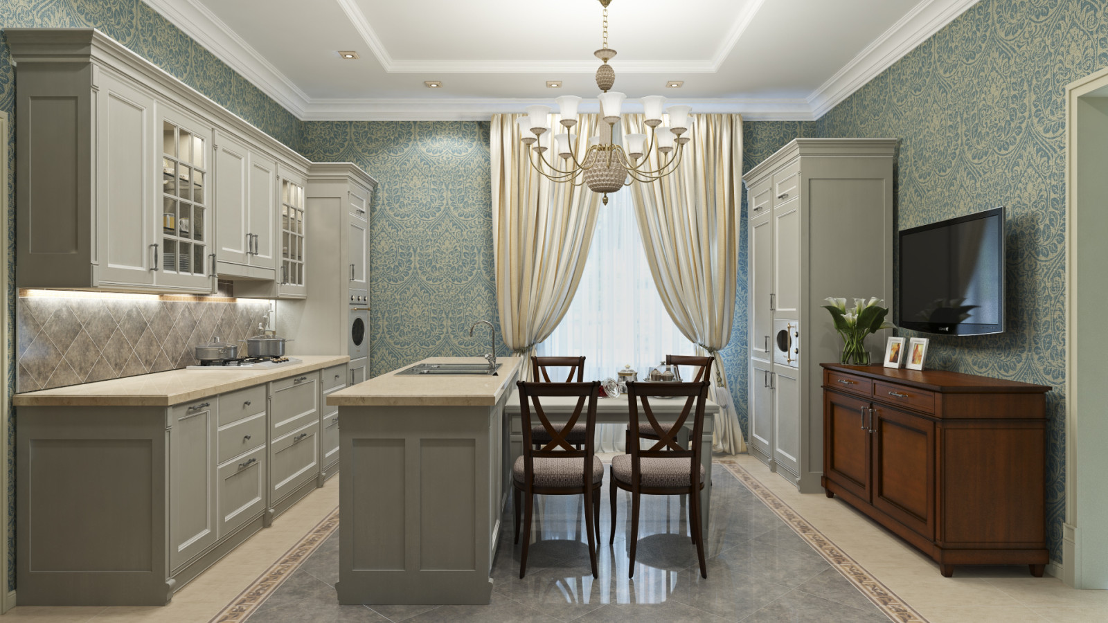 Кухня в классическом стиле