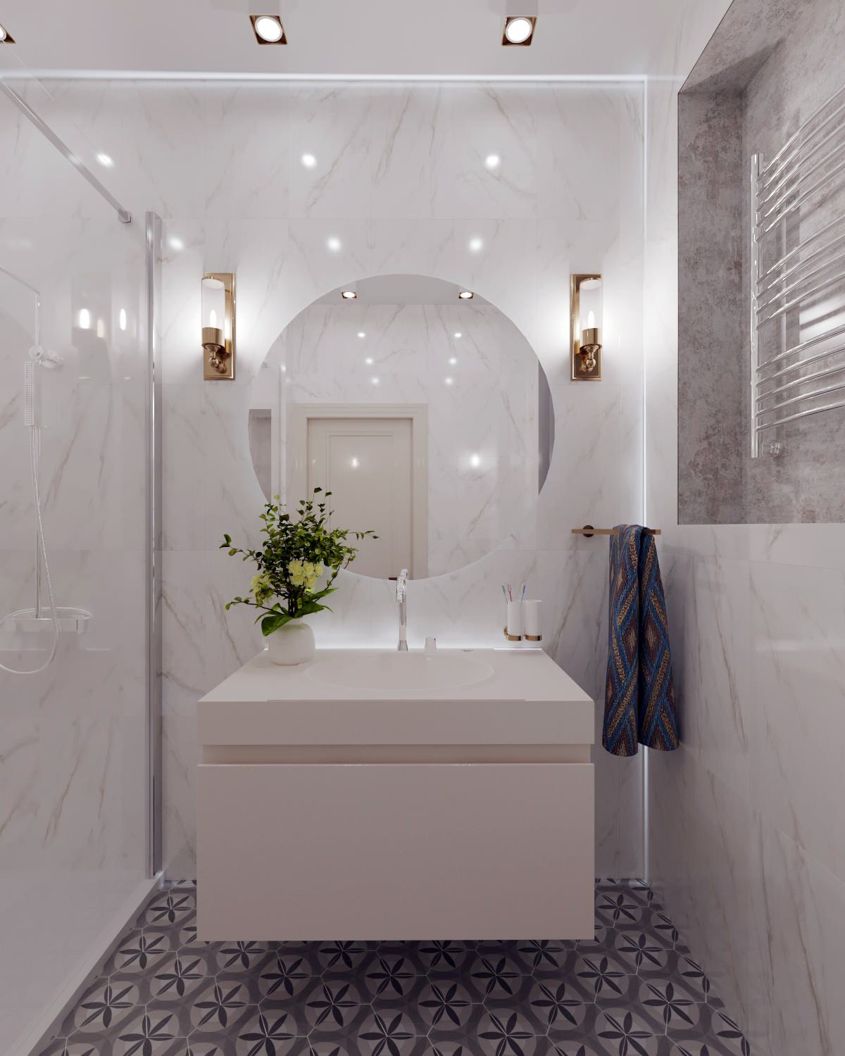 Дизайн проект квартиры в ЖК "Дом у озера" 90кв.м