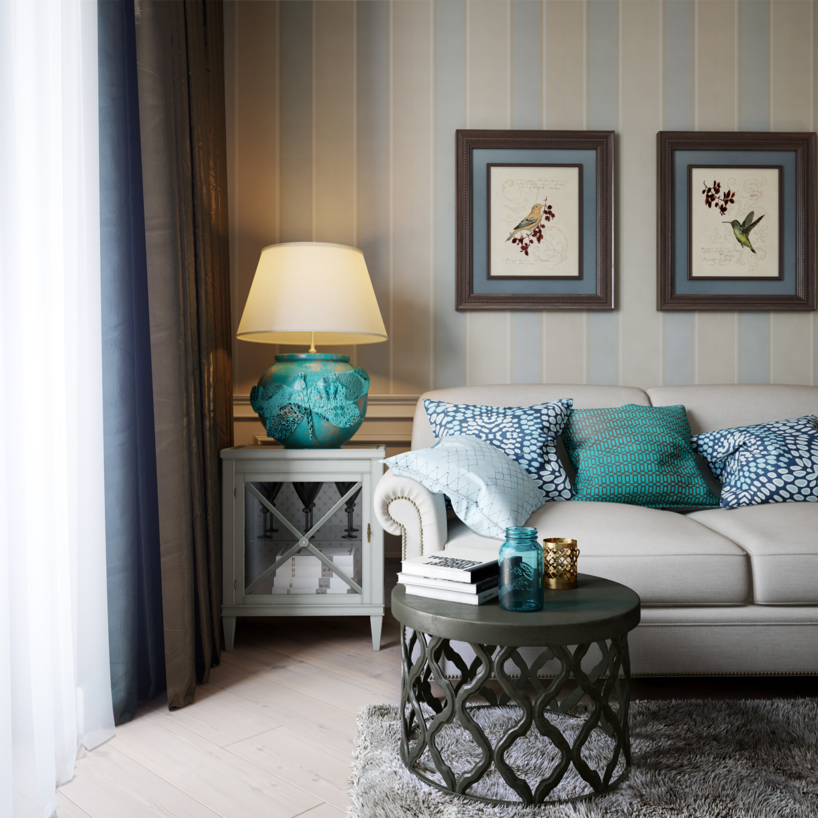 Квартира в Скандинавском стиле 130 м2