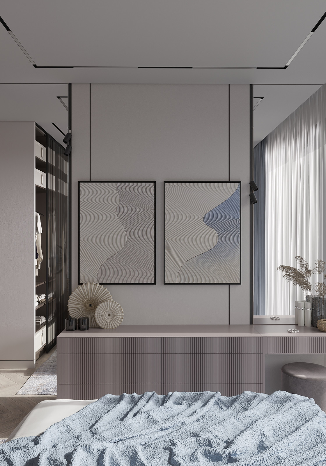 Спальня из проекта "Песни моря"