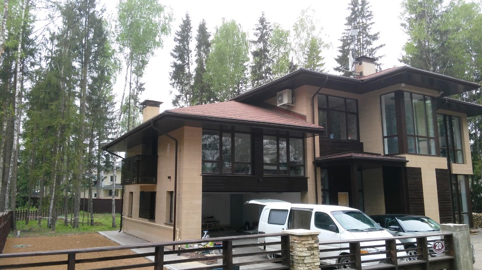 Обложка проекта: Перила из черного стекла