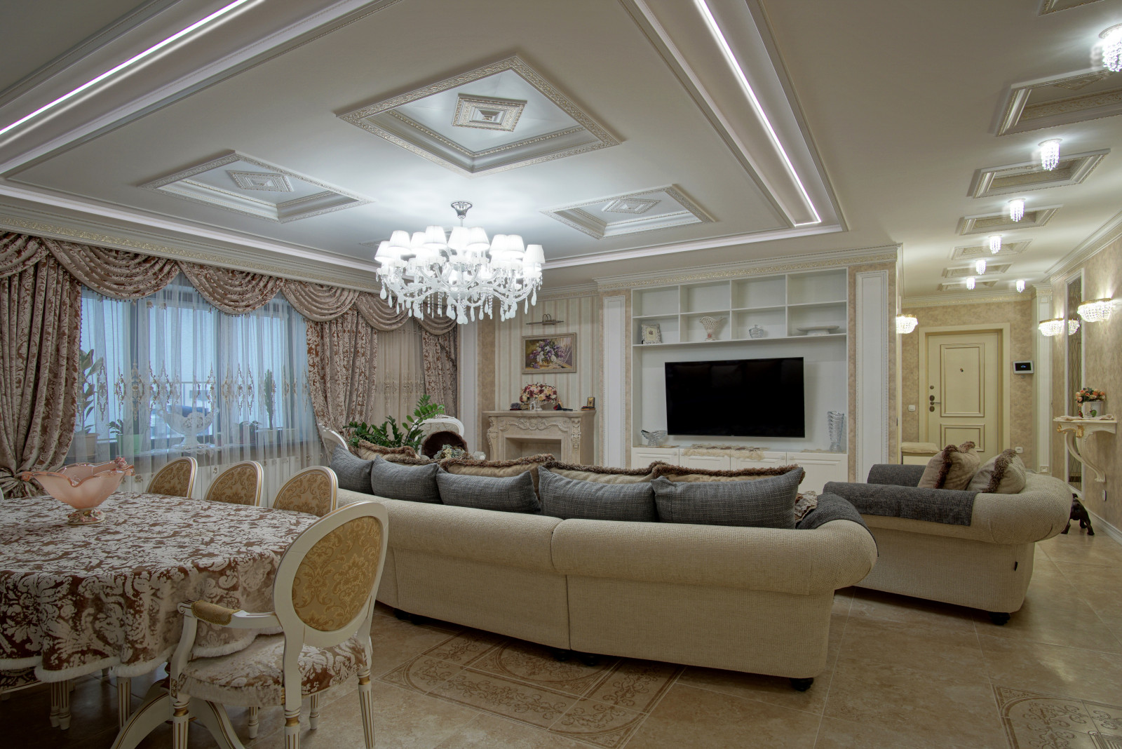 ГОТОВЫЙ РЕМОНТ КВАРТИРЫ 260 КВ.М В ЖК "ТУРГЕНЕВ" Г.КРАСНОДАР