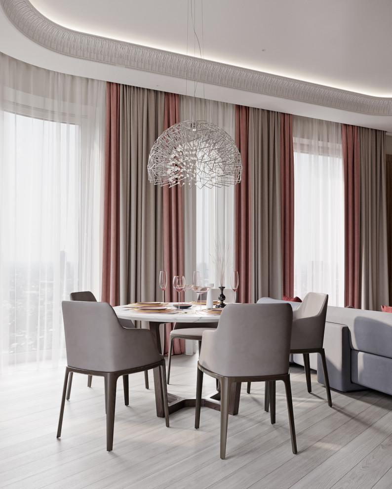 проект интерьера квартиры 150м2 Колков С.С., Камнев М.В. 2020г.