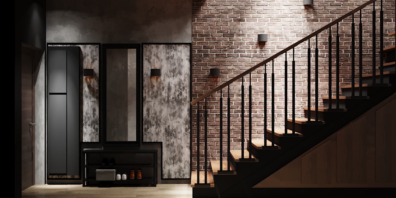 Дизайн дома в стиле "Лофт" в Немецкой деревне