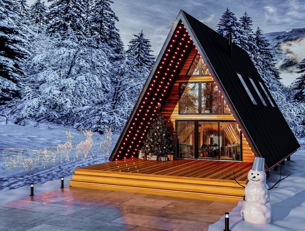 Обложка проекта: ГОСТЕВОЙ ДОМИК В ГОРАХ